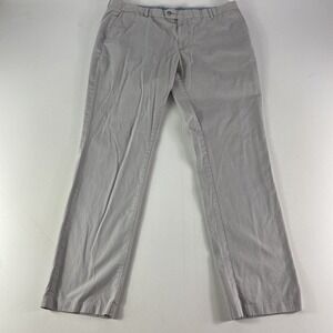 Psycho Bunny Pants Mens 40x34 Beige Straight Leg Casual Chino